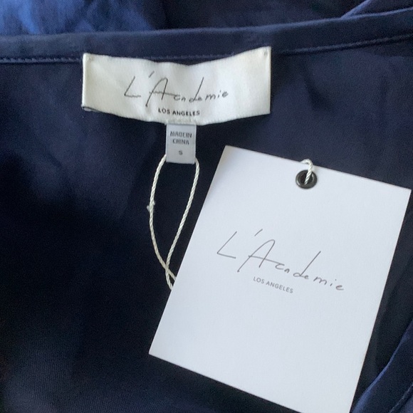 REVOLVE L'Academie Racerback Tank Midi Dress in Navy - Picture 4 of 7